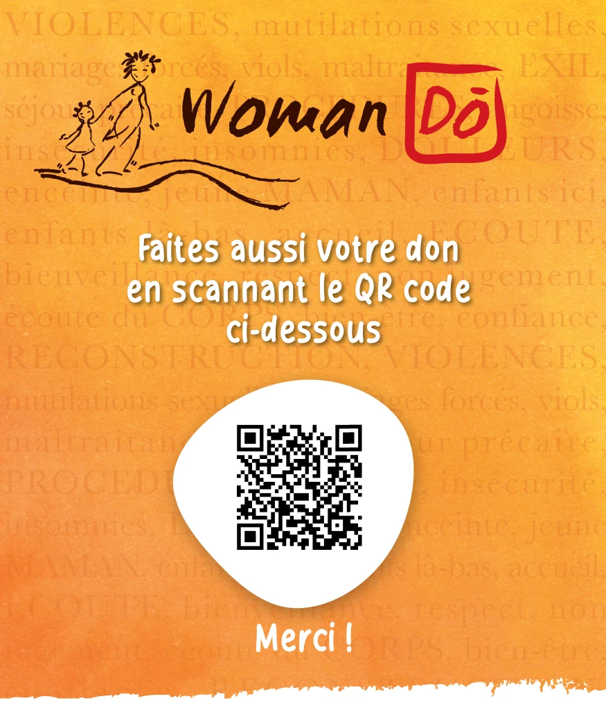 QR code pour faire un don à Woman'Dō